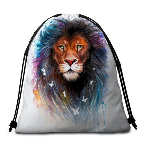 Image of The Original Lion Spirit Round Towel Set - Beddingify