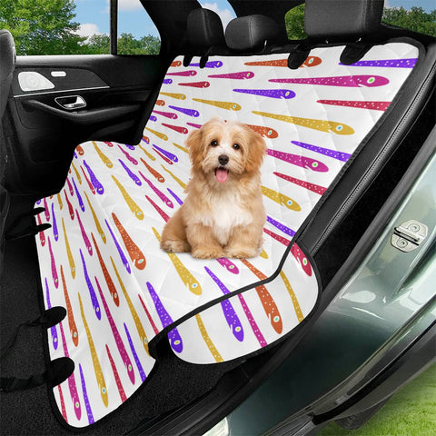 Image of Cartoon Style Snakes Drawing Motif Pattern Pet Seat Covers