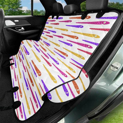 Image of Cartoon Style Snakes Drawing Motif Pattern Pet Seat Covers