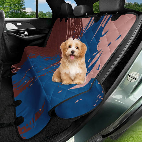 Image of Fired Brick, Classic Blue & Rose Tan Pet Seat Covers