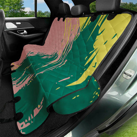 Image of Rose Tan, Ultramarine Green & Green Sheen Pet Seat Covers