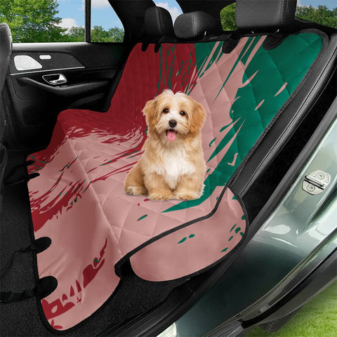 Image of Samba, Rose Tan & Ultramarine Green Pet Seat Covers