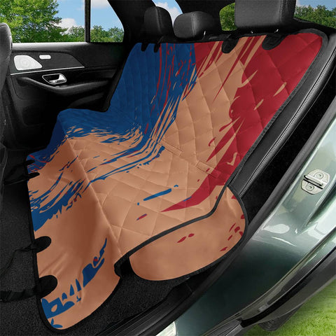 Image of Classic Blue, Sandstone & Samba Pet Seat Covers