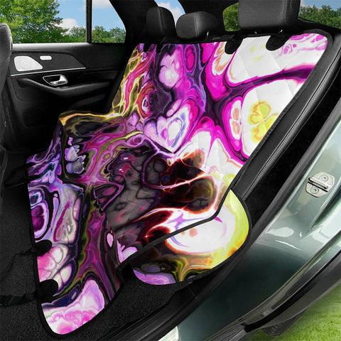 Image of Colorful Marble Design Pet Seat Covers