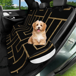 Gold Maze Pet Seat Covers