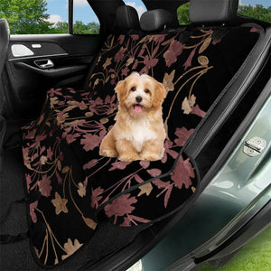 Dark Floral Ornate Print Pet Seat Covers