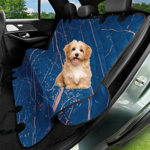 Image of Classic Blue & Rose Tan Pet Seat Covers