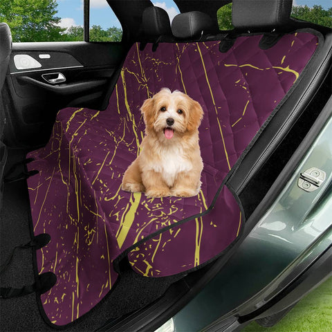 Image of Magenta Purple & Green Sheen Pet Seat Covers