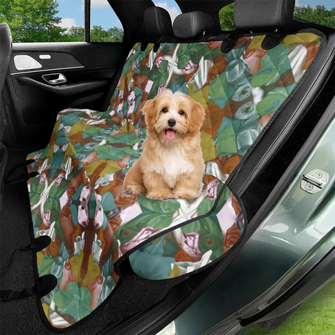 Image of Multicolored Collage Print Pattern Mosaic Pet Seat Covers