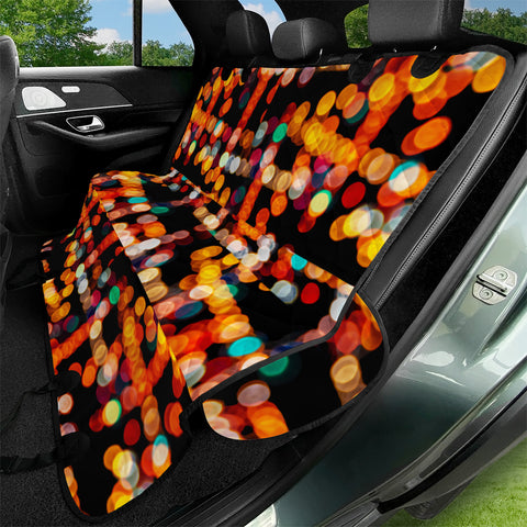 Image of Multicolored Bubbles Pattern Pet Seat Covers
