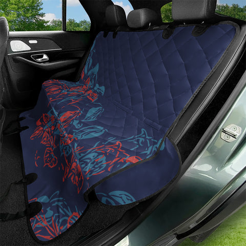Image of Blue Depths & Mosaic Blue Pet Seat Covers
