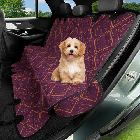 Image of Magenta Purple & Amberglow Pet Seat Covers