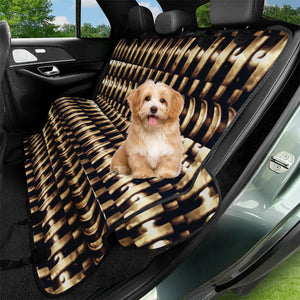 Modern Tech Stripes Print Pet Seat Covers
