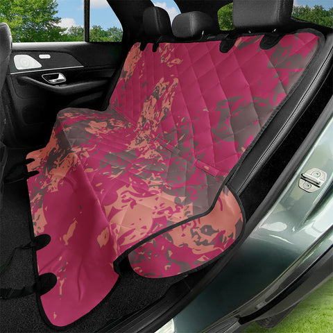 Image of Raspberry Sorbet, Rose Taupe & Burnt Coral Pet Seat Covers