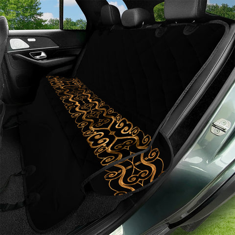 Image of Luxury Ornate Minimal Style Dark Print Pet Seat Covers