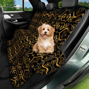 Luxury Golden Oriental Ornate Pattern Pet Seat Covers