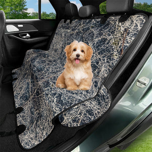 Dark Texture Abstract Print Pet Seat Covers
