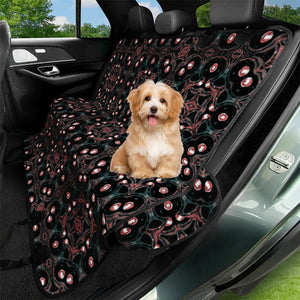 Dark Oriental Geometric Mosaic Pet Seat Covers