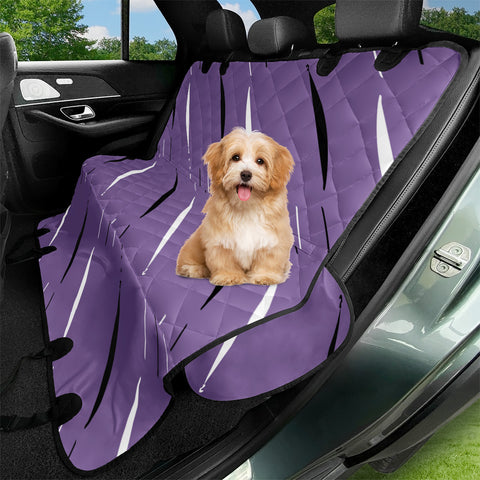 Image of Amethyst Orchid, Black & White Pet Seat Covers
