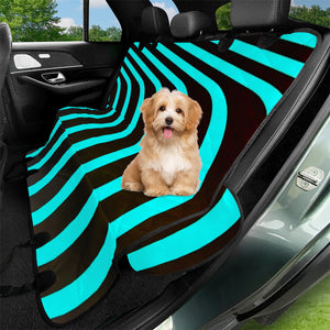 Turquoise Waves Pet Seat Covers