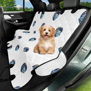 Earth With Face Mask Pandemic Concept Poster Pet Seat Covers