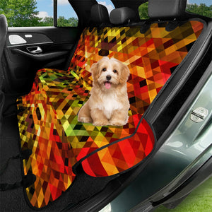 Mosaic Fire Pet Seat Covers
