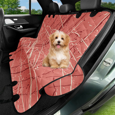 Image of Burnt Coral, Lava Falls & Buttercream Pet Seat Covers