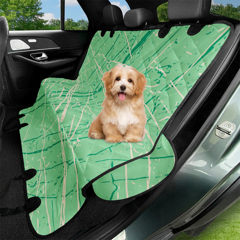 Image of Green Ash, Mint & Buttercream Pet Seat Covers