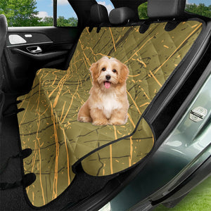Willow, Dark Olive & Pale Marigold Pet Seat Covers