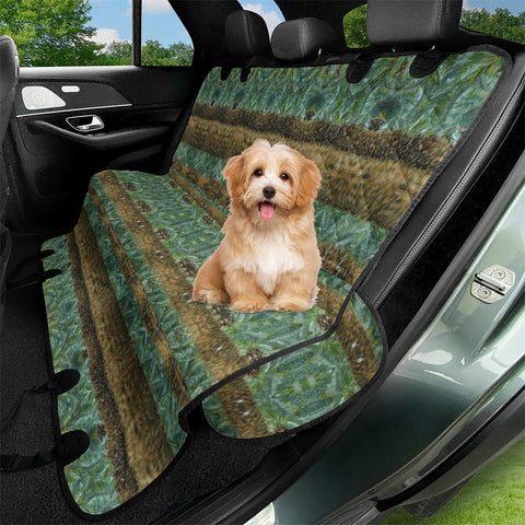 Image of Multicolored Tribal Stripes Print Pattern Pet Seat Covers