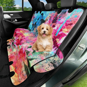 Watercolor Flowers Pet Seat Covers