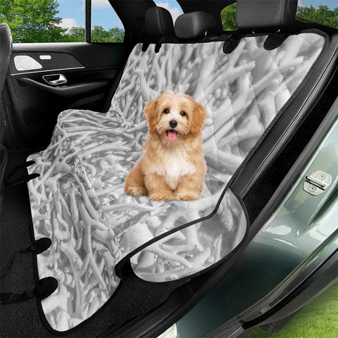 Image of Dry Roots Texture Print Pet Seat Covers
