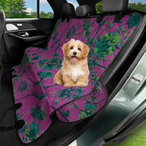 Modern Floral Collage Pattern Pet Seat Covers