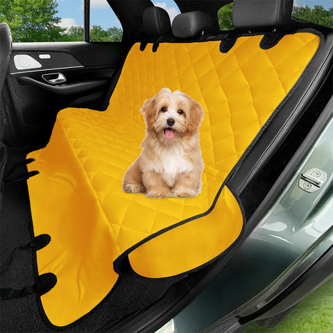 Image of Amber Orange Pet Seat Covers
