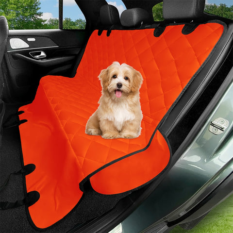 Image of Coquelicot Red Pet Seat Covers