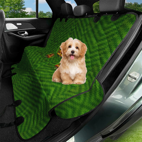 Image of Lady Cartoon Love Her Tulips In Peace Pet Seat Covers