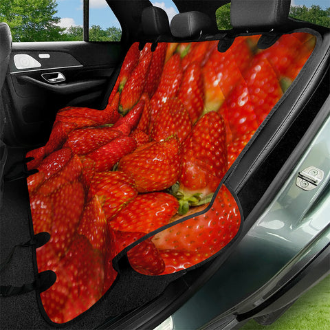 Image of Colorful Strawberries Photo Pet Seat Covers