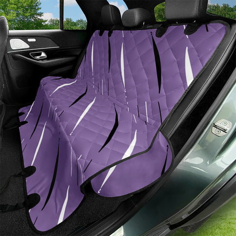 Image of Amethyst Orchid, Black & White Pet Seat Covers