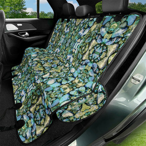 Image of Stones Ornament Mosaic Print Pattern Pet Seat Covers
