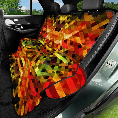 Image of Mosaic Fire Pet Seat Covers