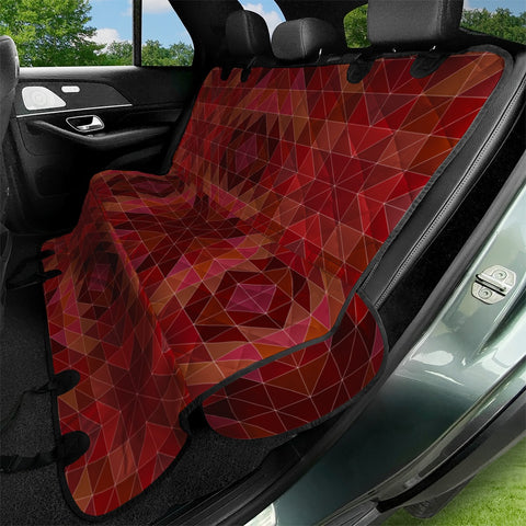 Image of Smooth Burgundy Pet Seat Covers