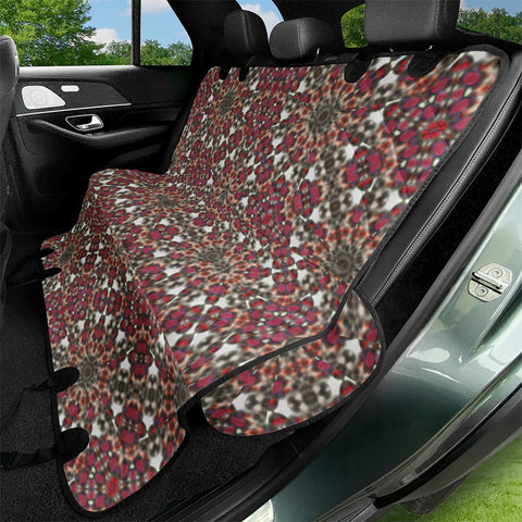 Image of Stylized Geometric Ornate Seamless Pattern Pet Seat Covers