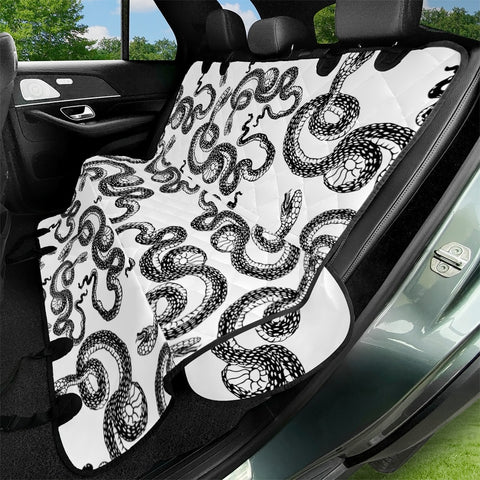 Image of Black Snakes Pet Seat Covers