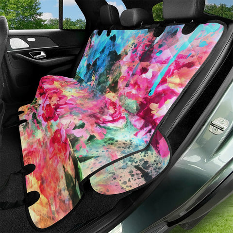 Image of Watercolor Flowers Pet Seat Covers