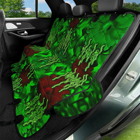 Image of Forest Of Colors And Calm Flowers On Vines Pet Seat Covers
