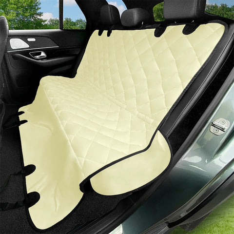 Image of Creamy Yellow Pet Seat Covers
