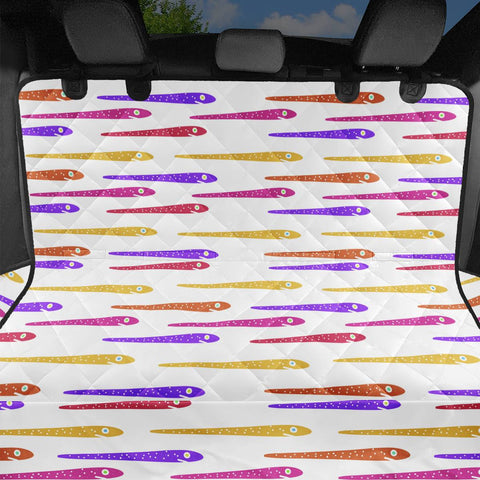 Image of Cartoon Style Snakes Drawing Motif Pattern Pet Seat Covers