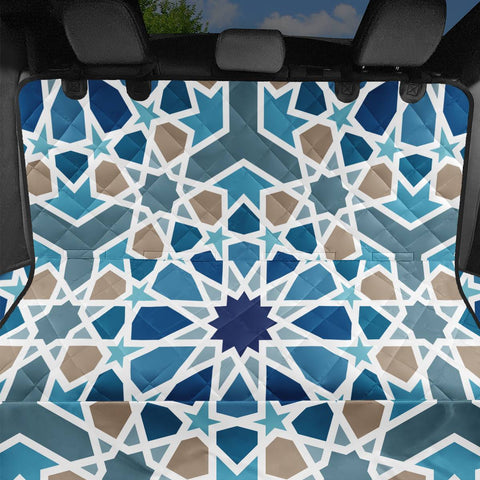 Image of Arabic Geometric Design Pattern Pet Seat Covers