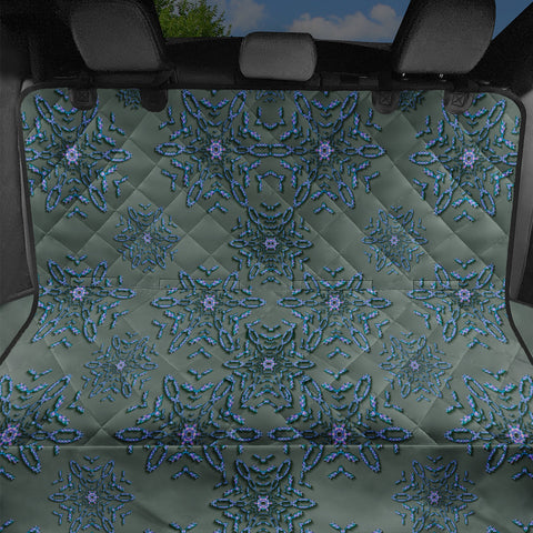 Image of Decorative Wheat Wreath Stars Pet Seat Covers