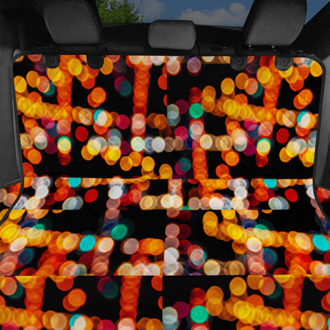 Image of Multicolored Bubbles Pattern Pet Seat Covers